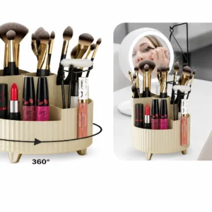 360 degree rotation makeup organiser