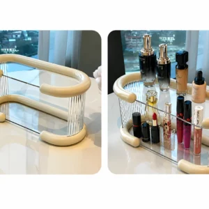modern cosmetic organising display shelf ( 2 tier )